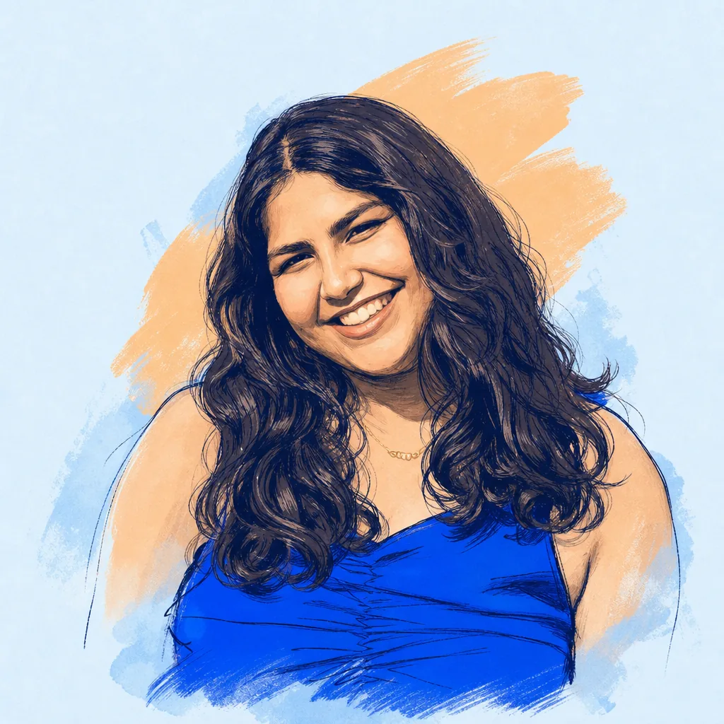 Illustrated portrait of Arya Mishra