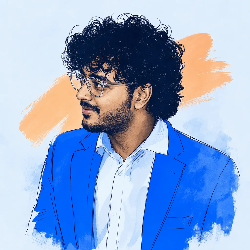 Illustrated portrait of Azvern Dias
